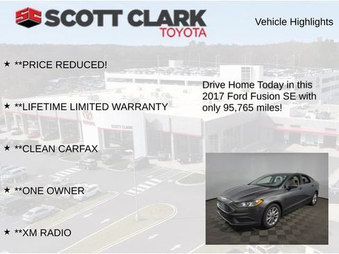 Used 2017 Ford Fusion SE FWD image 12