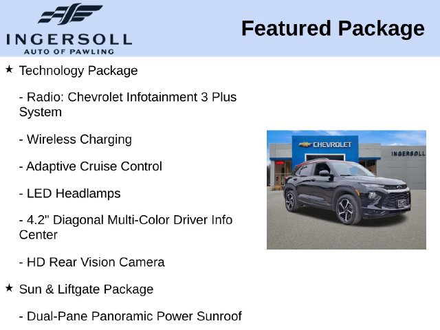 Used 2021 Chevrolet TrailBlazer RS w/ Sun and Liftgate Package AWD/4WD image 15