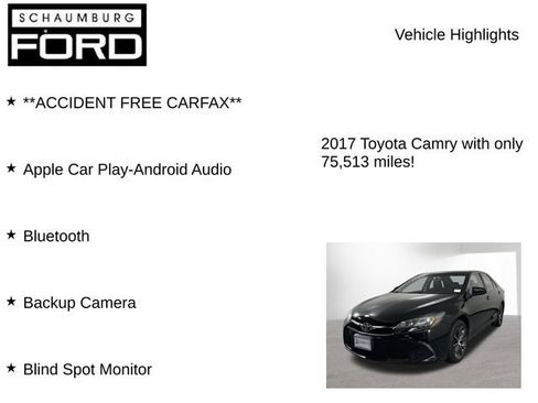Used 2017 Toyota Camry XSE FWD image 7