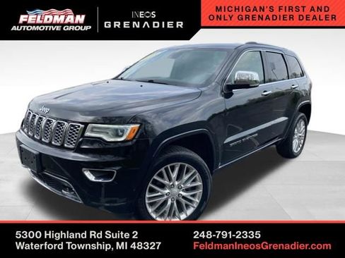 Used 2018 Jeep Grand Cherokee Overland w/ Jeep Active Safety Group AWD/4WD image 1