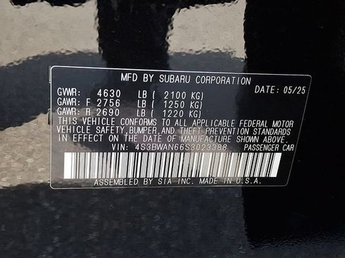 Used 2025 Subaru Legacy Limited AWD/4WD image 29