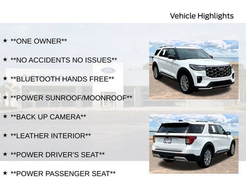 Used 2025 Ford Explorer Platinum RWD image 6