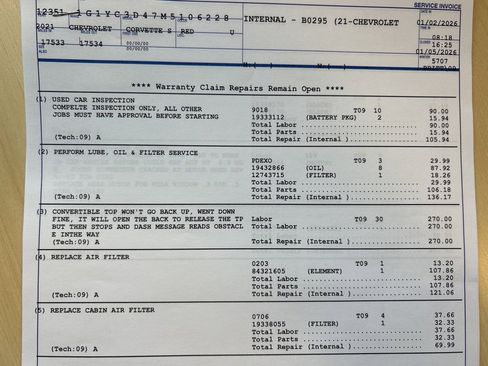 Used 2021 Chevrolet Corvette Stingray Premium Conv w/ Z51 Performance Package image 29