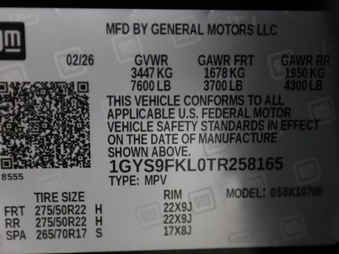 Used 2026 Cadillac Escalade Sport w/ Touring Package AWD/4WD image 59