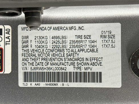 Used 2019 Honda CR-V LX image 31