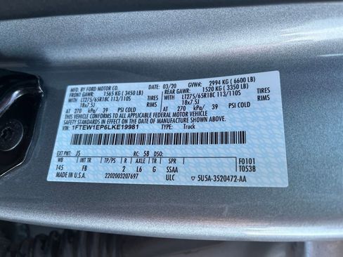 Used 2020 Ford F150 XLT w/ Equipment Group 302A Luxury image 28