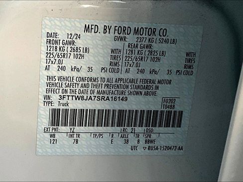 Used 2025 Ford Maverick XLT w/ 4K Tow Package image 17