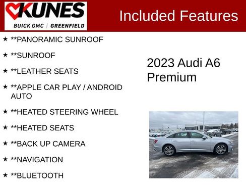 Used 2023 Audi A6 3.0T Premium w/ Convenience Package image 2