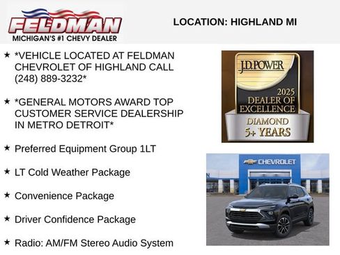New 2026 Chevrolet TrailBlazer LT w/ Convenience Package AWD/4WD image 3