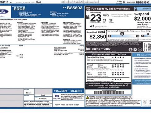 Used 2024 Ford Edge SE AWD/4WD image 41