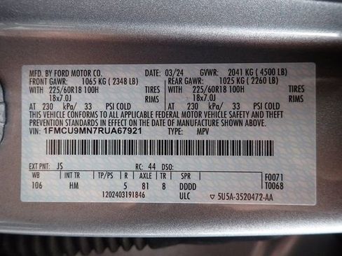 Used 2024 Ford Escape ST-Line w/ Tech Pack #1 image 13