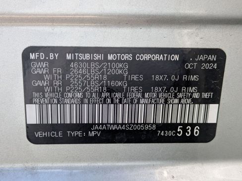 Used 2025 Mitsubishi Eclipse Cross SE AWD/4WD image 36