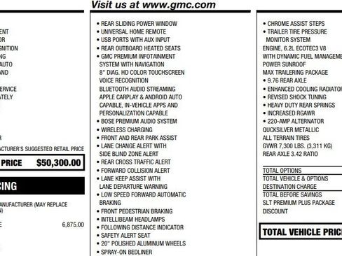 Used 2019 GMC Sierra 1500 SLT w/ SLT Premium Plus Package image 2