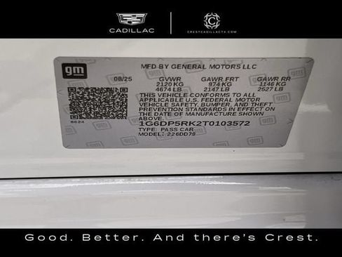 Certified 2026 Cadillac CT5 Sport w/ Sun And Sound Package RWD image 34