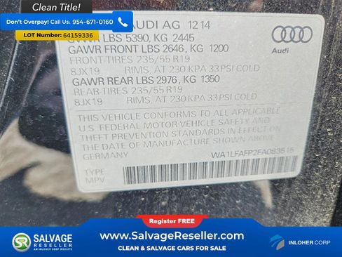 Used 2015 Audi Q5 2.0T Premium Plus w/ Technology Package AWD/4WD image 17