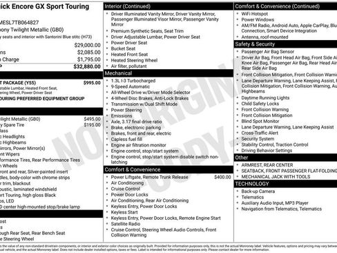 New 2026 Buick Encore GX Sport Touring w/ Comfort Package AWD/4WD image 47