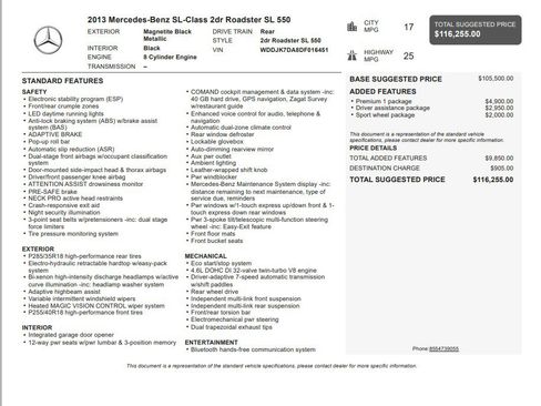 Used 2013 Mercedes-Benz SL 550 image 9