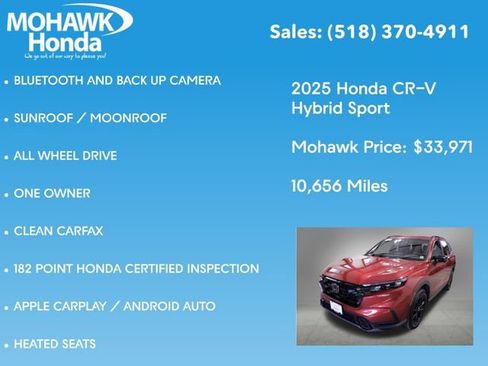 Certified 2025 Honda CR-V Sport image 8