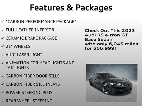 Used 2023 Audi RS e-tron GT w/ Ceramic Brake Package image 4