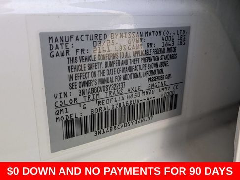 Used 2025 Nissan Sentra SV FWD image 31