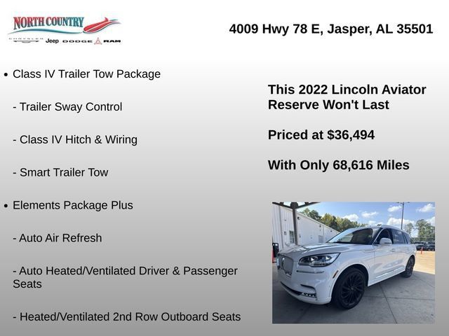 Used 2022 Lincoln Aviator Reserve w/ Equipment Group 201A AWD/4WD image 15
