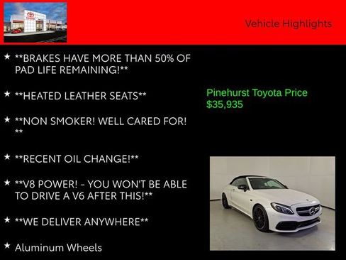 Used 2018 Mercedes-Benz C 63 AMG S image 13