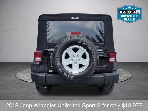 Used 2018 Jeep Wrangler Unlimited Sport S AWD/4WD image 6