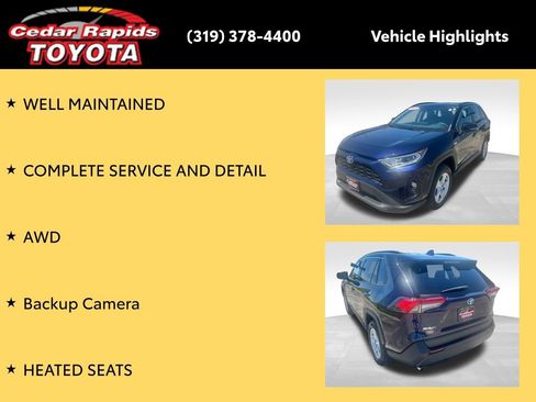 Certified 2021 Toyota RAV4 XLE w/ Convenience Package AWD/4WD image 9