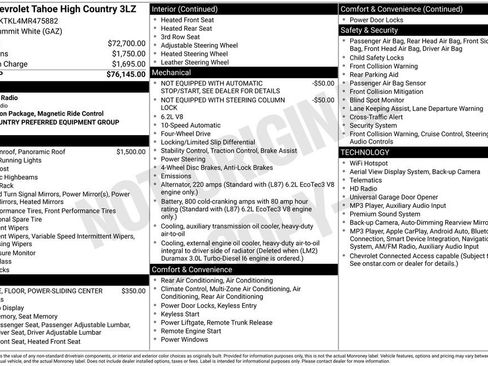 Used 2021 Chevrolet Tahoe High Country AWD/4WD image 27