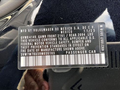 Certified 2024 Volkswagen Jetta SE w/ Panoramic Sunroof Package image 33