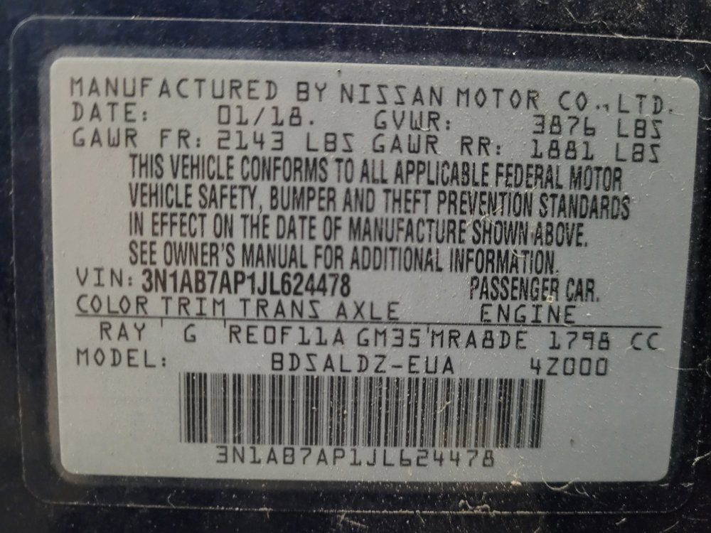 Used 2018 Nissan Sentra SV FWD image 33