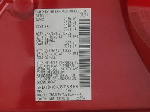 Used 2017 Nissan Rogue S FWD image 33