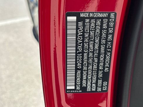Certified 2023 Porsche Panamera Platinum Edition RWD image 29