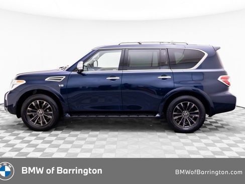 Used 2019 Nissan Armada Platinum w/ Captain's Chairs Package AWD/4WD image 2