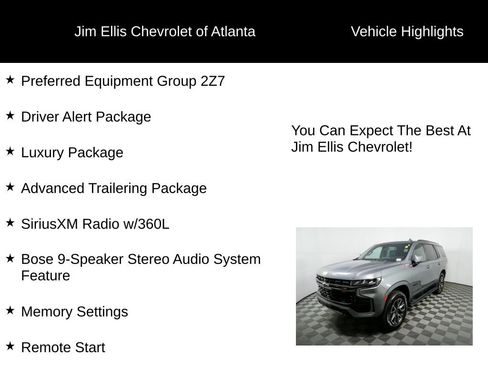 Used 2022 Chevrolet Tahoe Z71 w/ Luxury Package image 5