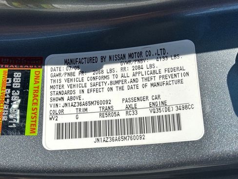 Used 2005 Nissan 350Z Touring RWD image 34