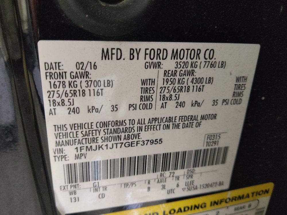 Used 2016 Ford Expedition EL XLT AWD/4WD image 33