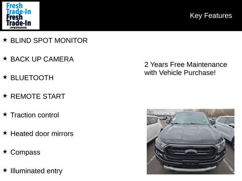 Used 2020 Ford Ranger Lariat w/ Equipment Group 501A Mid image 19