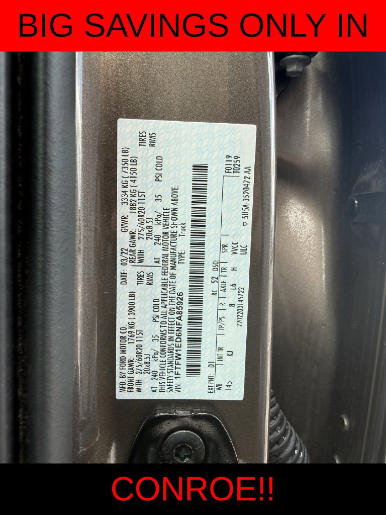 Used 2022 Ford F150 King Ranch w/ Equipment Group 601A High AWD/4WD image 28