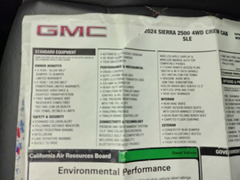 Used 2024 GMC Sierra 2500 SLE w/ SLE Value Package; image 55