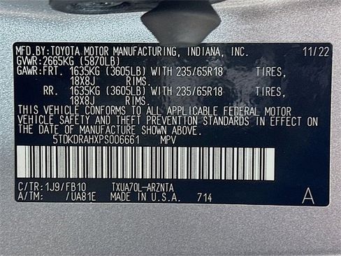 Used 2023 Toyota Highlander L image 31