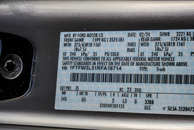 Used 2024 Ford F150 XLT w/ FX4 Off-Road Package AWD/4WD image 38