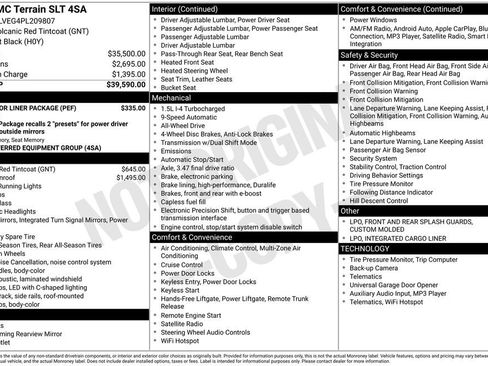 Used 2023 GMC Terrain SLT w/ LPO, Floor Liner Package image 10