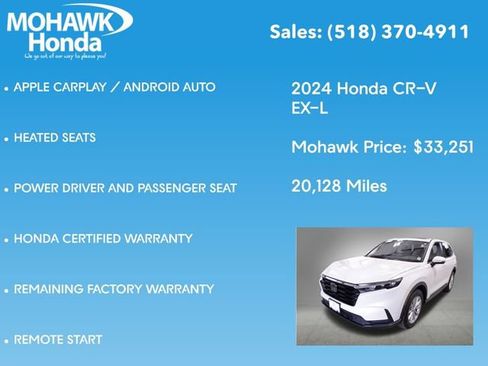 Certified 2024 Honda CR-V EX-L image 16
