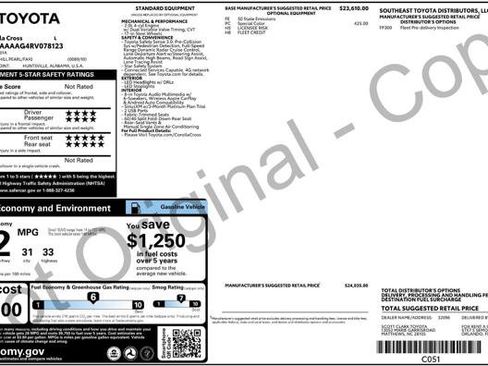 Used 2024 Toyota Corolla Cross L FWD image 4