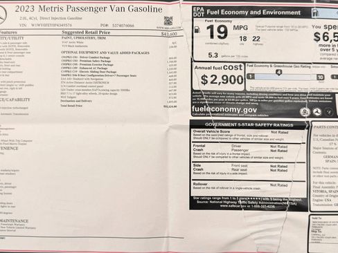 Used 2023 Mercedes-Benz Metris Passenger image 28