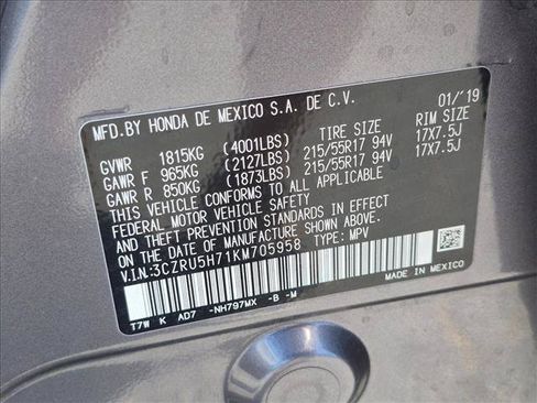 Used 2019 Honda HR-V EX-L image 21