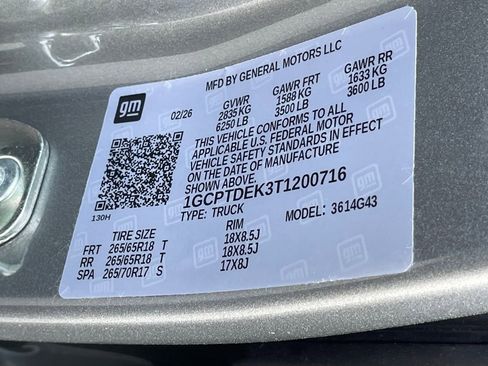 New 2026 Chevrolet Colorado Z71 image 33