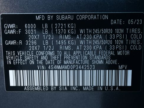 Certified 2023 Subaru Ascent Touring image 37