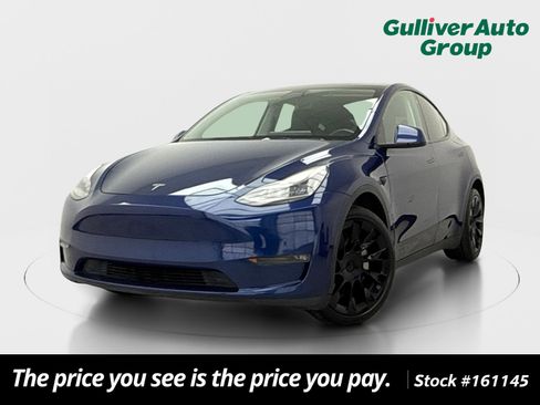 Used 2021 Tesla Model Y Long Range AWD/4WD image 1